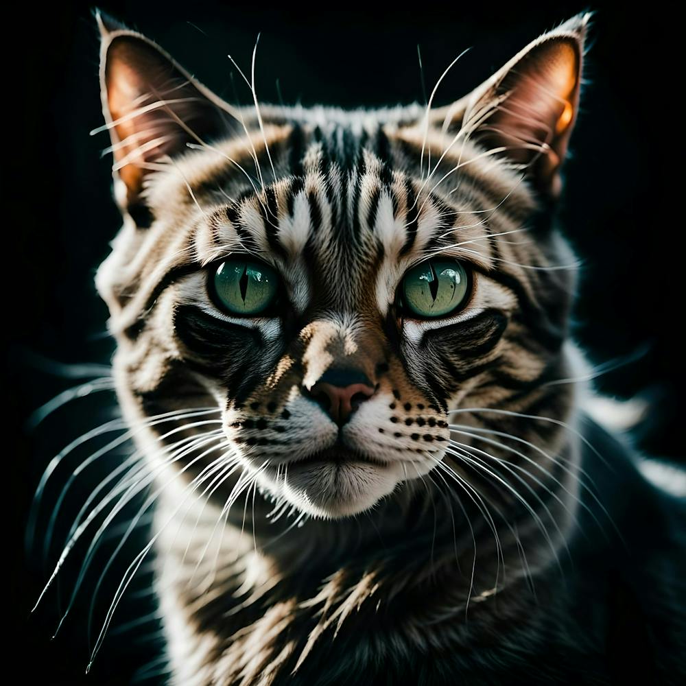 Portrait Of A Cat