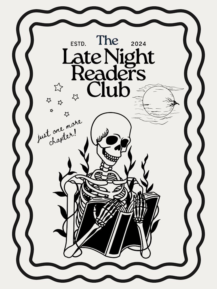 The Late Night Readers Club | Just One More Chapter Neutral