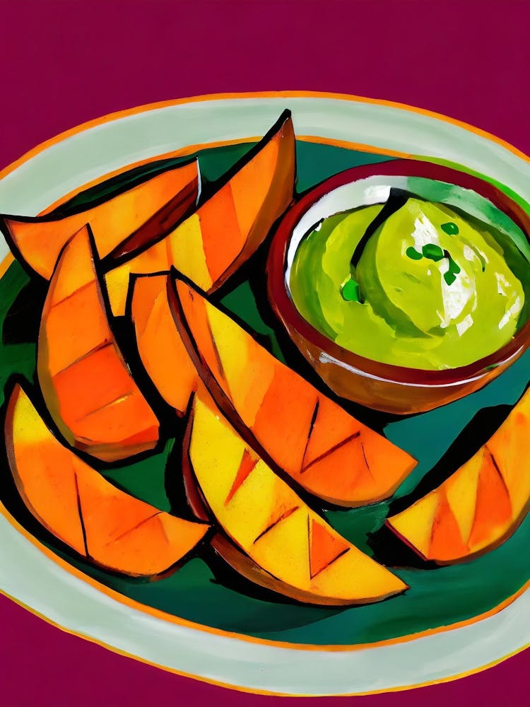 Sweet Potato Guacamole Dip