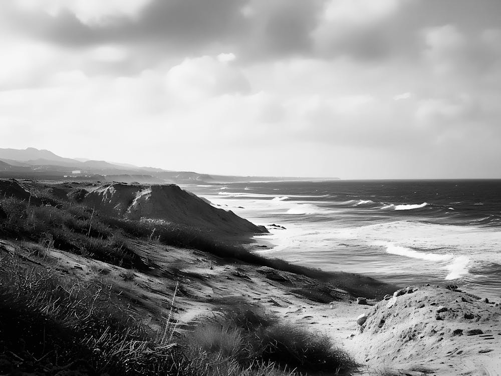 Black And White Beach 10