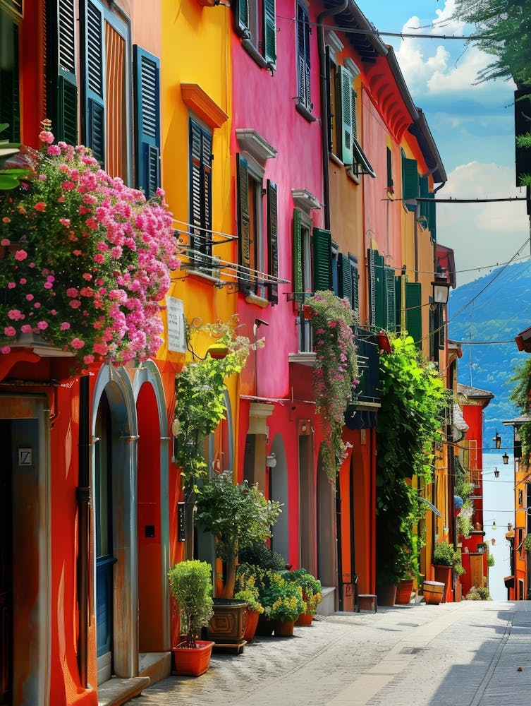 Generate Beautiful Vibrant And Modern Wall Art On Different Themes, Travel, Italy 20