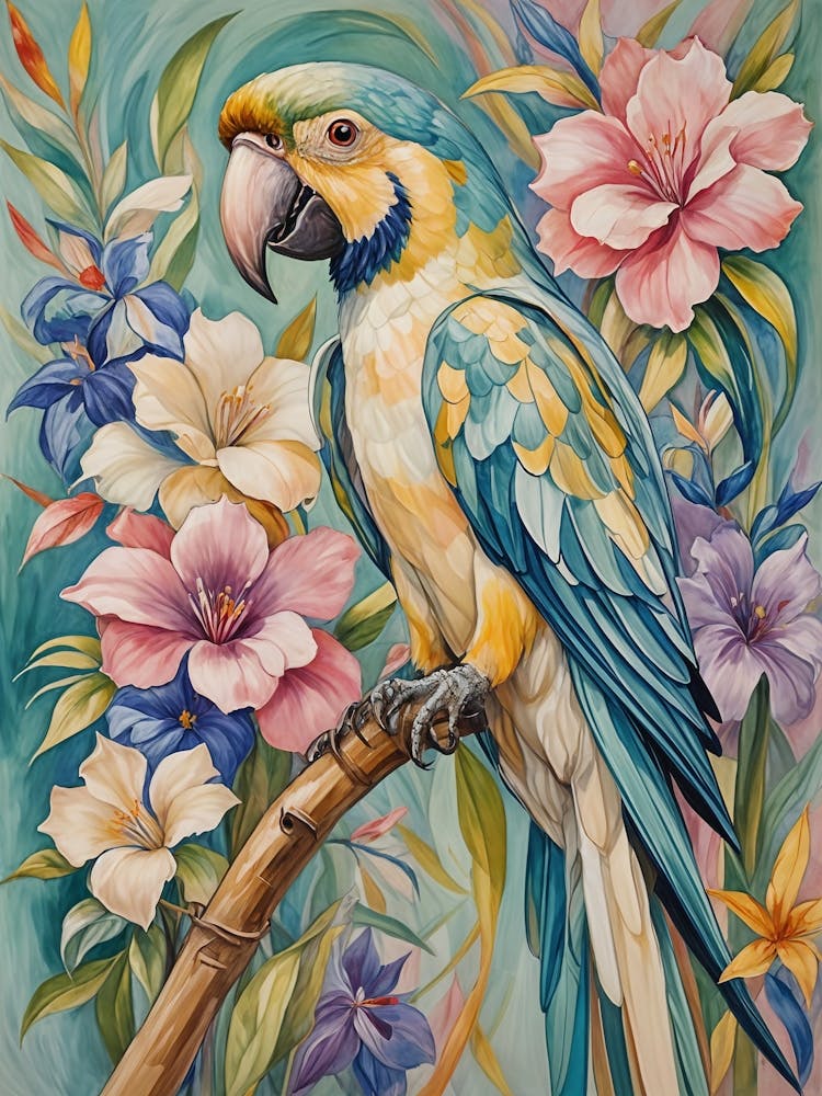 Colourful Tropical Parrot