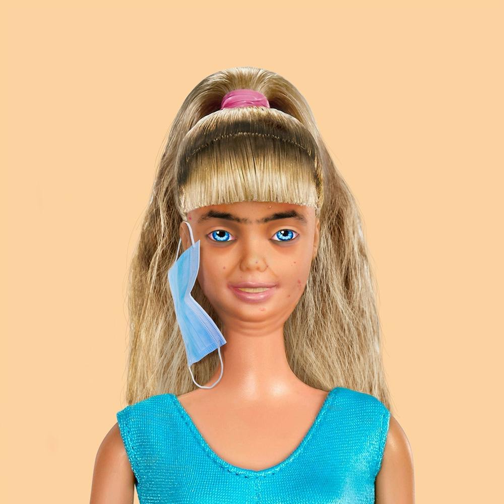 Quarantine Girl Square