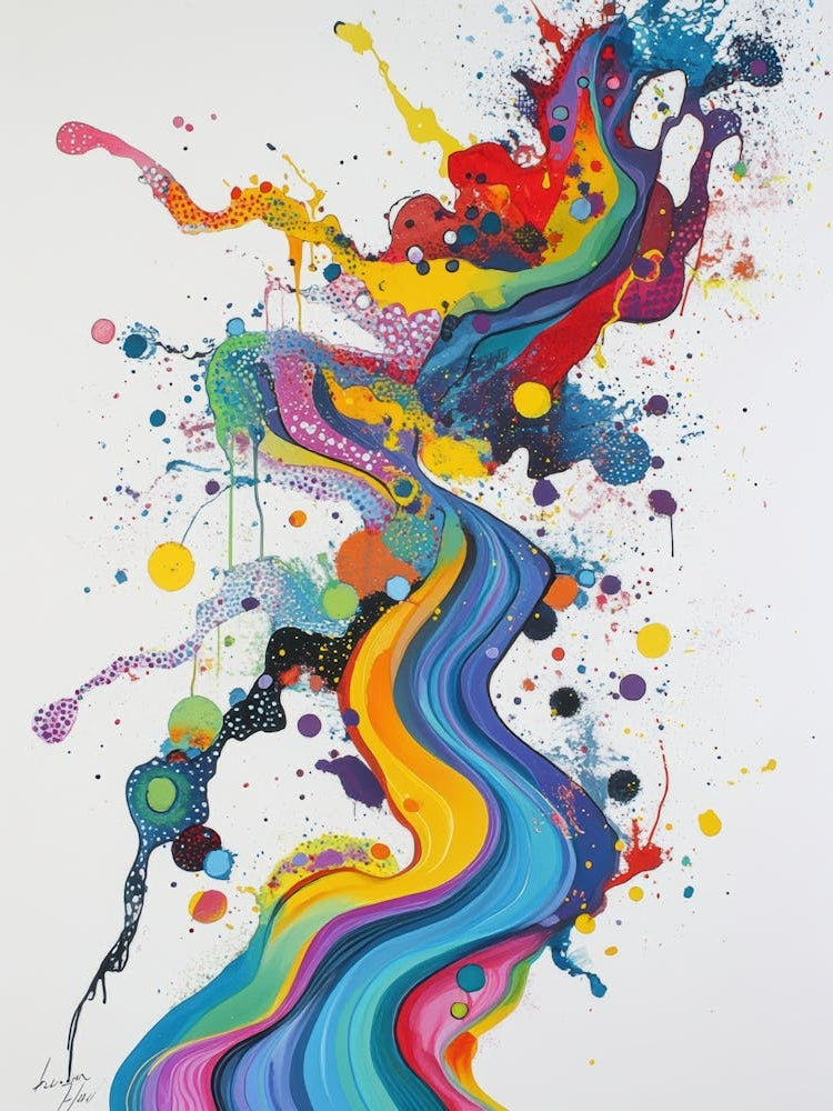 Rainbow Splatter