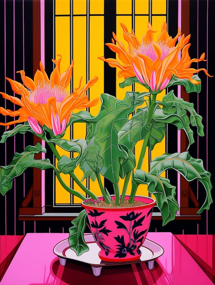 Mexican Style Cactus Illustration Easter Cactus 2