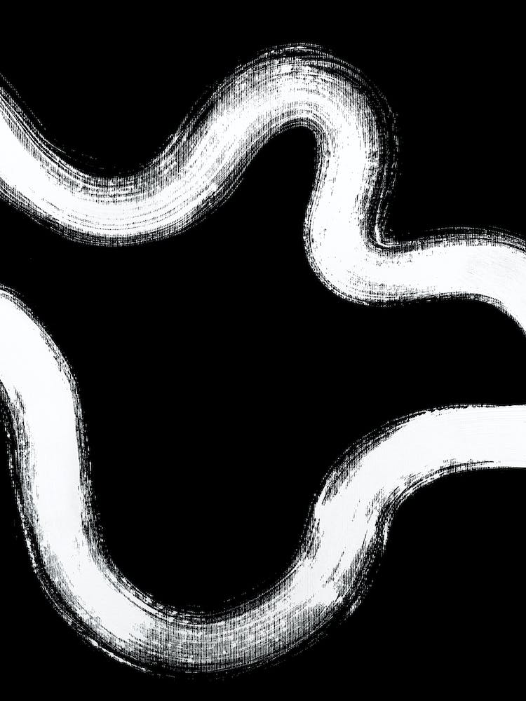 Twin White Abstract