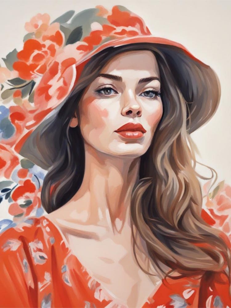 Lady Of Red