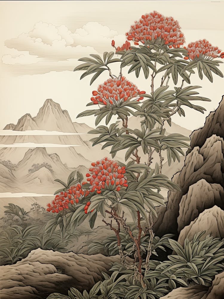 Japanese Skimmia Victorian Style 3