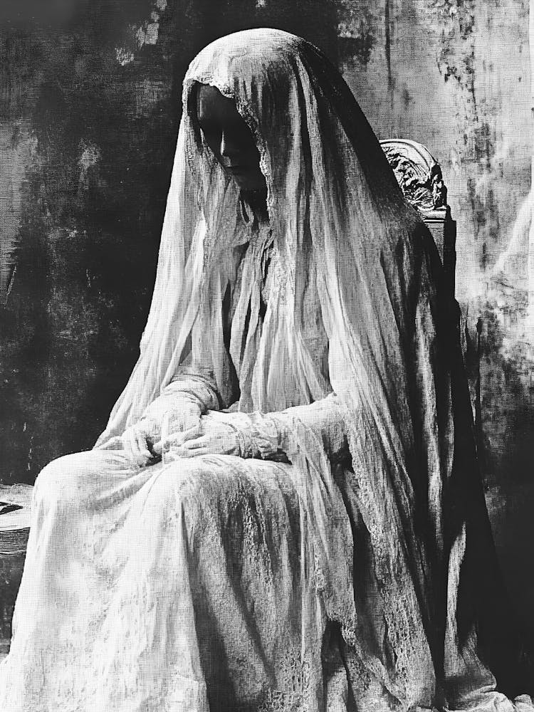 Woman In A White Dress 2