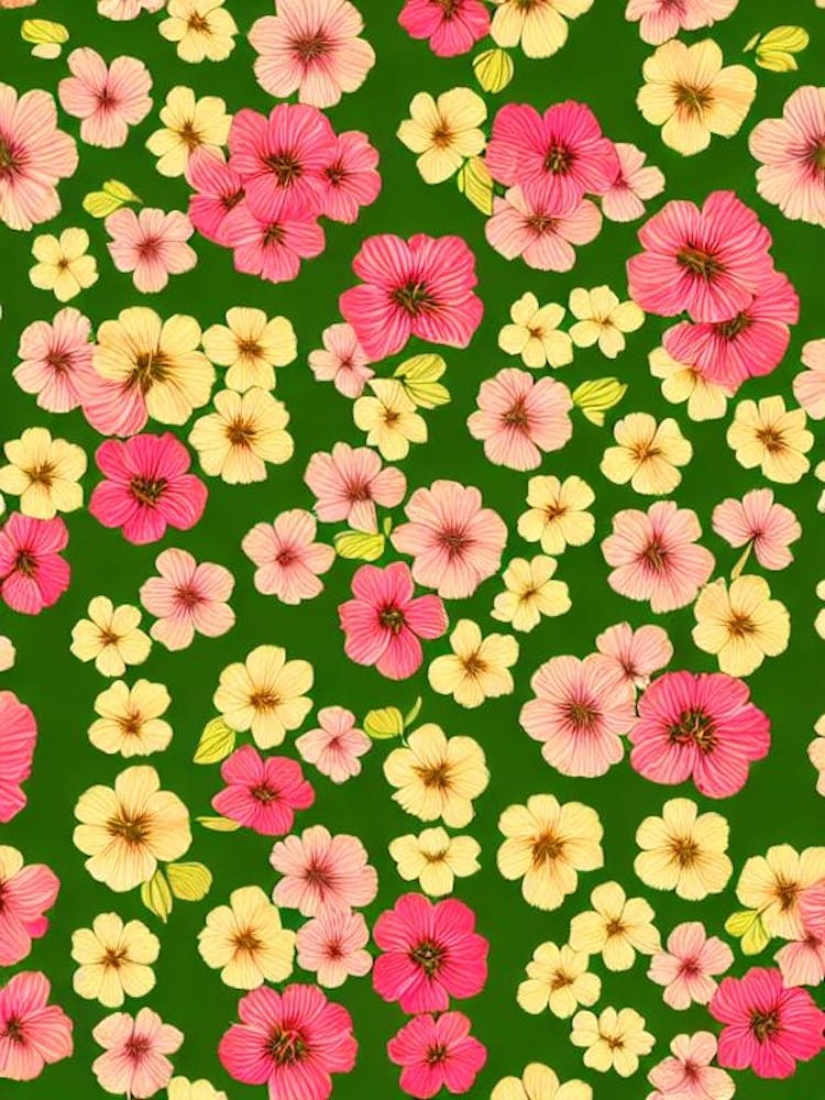 Alstroemerie-Wiederholung - Retro-Blume
