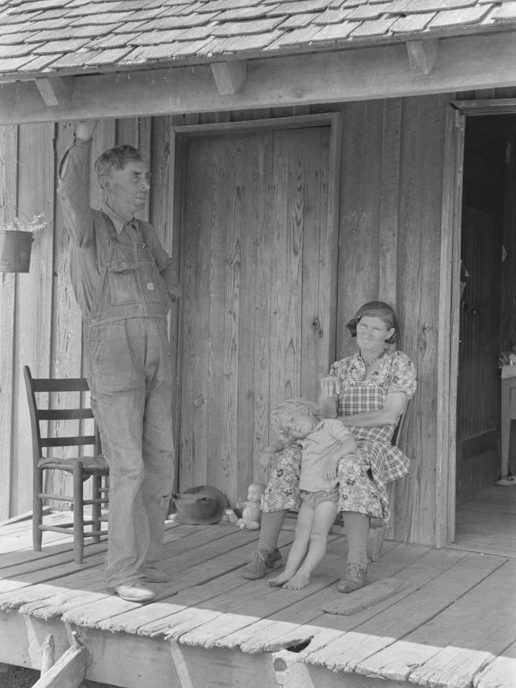 Untitled Photo, Possibly Related To Grandmother And Child, Southeast Missouri Farms By Russell Lee