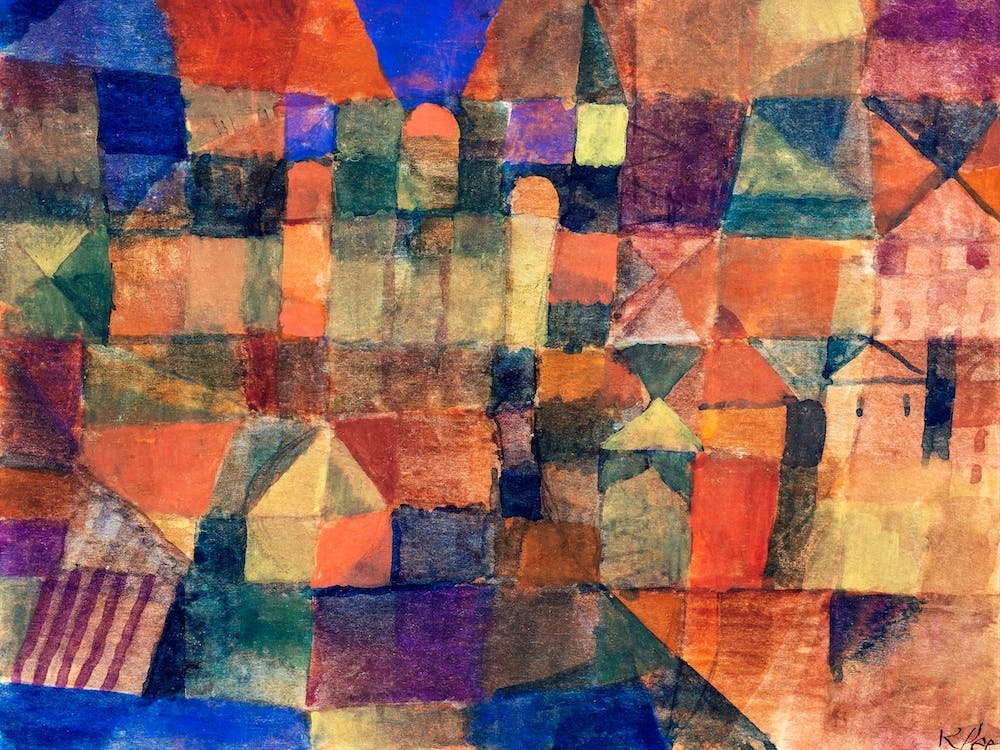 City With The Three Domes, Paul Klee
