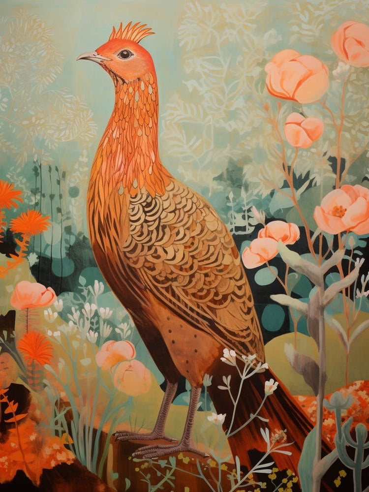 Grouse 2 Detailed Bird Painting