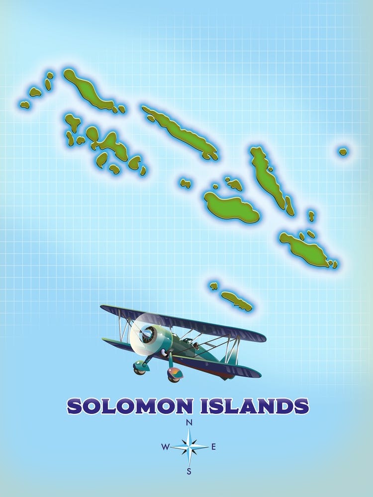 Solomon Islands Travel map