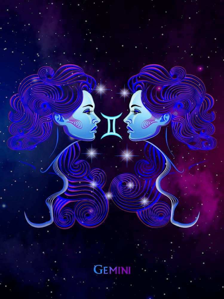 Gemini Zodiac Sign — Zodiac neon signs