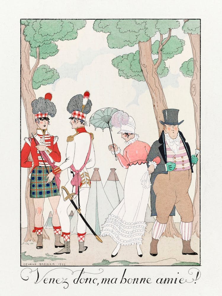 Come On, My Good Friend! (1923), George Barbier