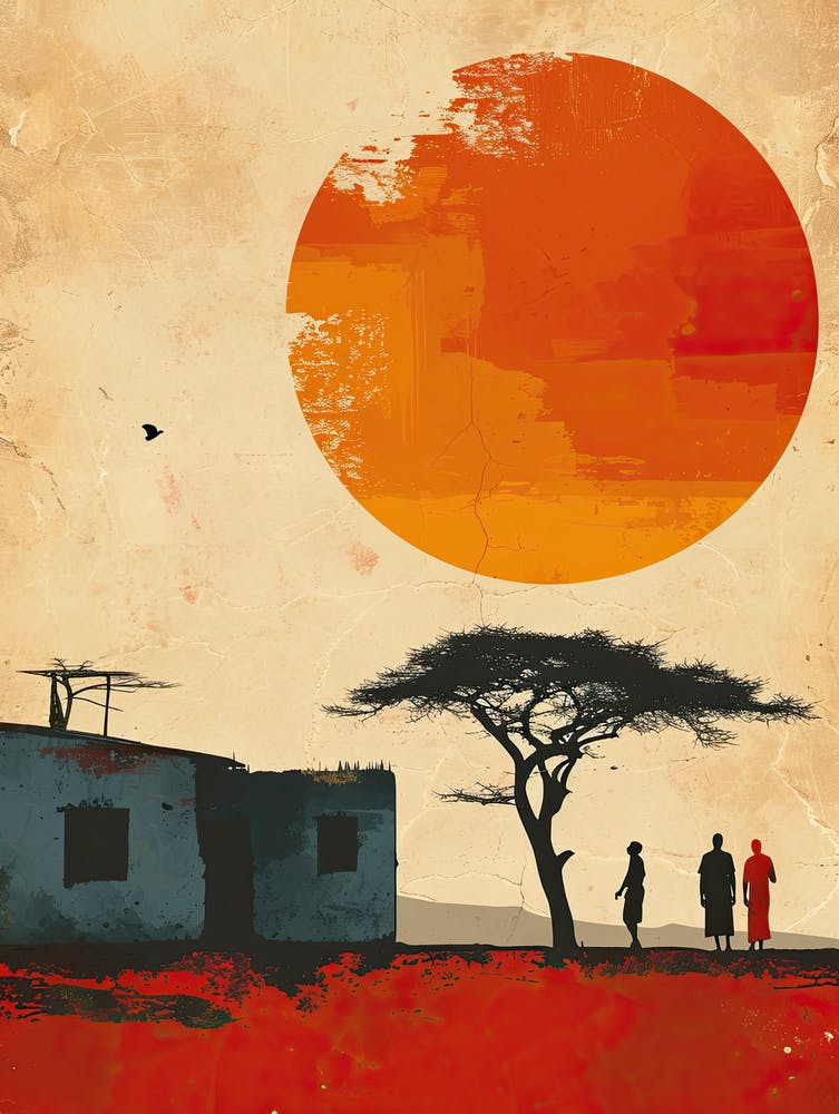 Irdische Eleganz; Sahara Serenade, Africa