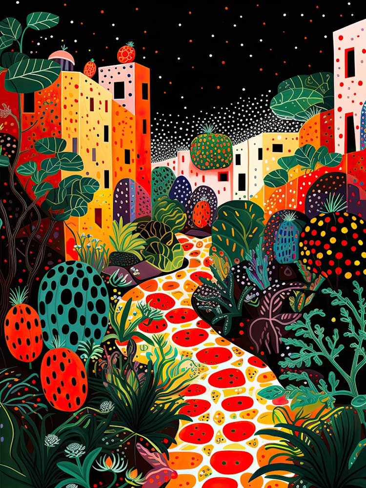 Palermo, Italy, Illustration In The Style Of Pop Art 1