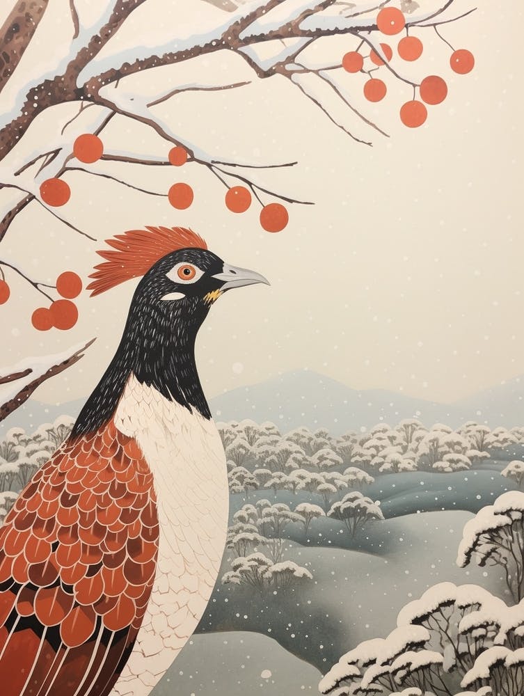 Illustration d'Oiseau Faisan 7