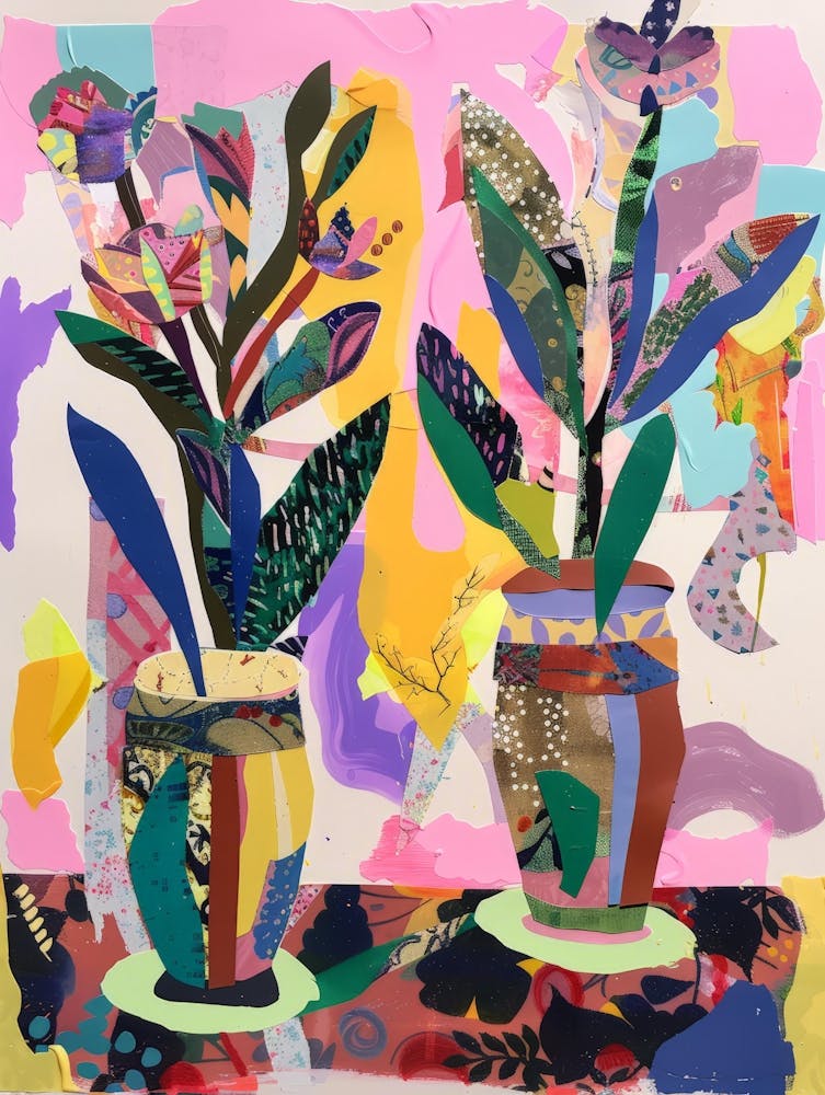 Two Potted Plants