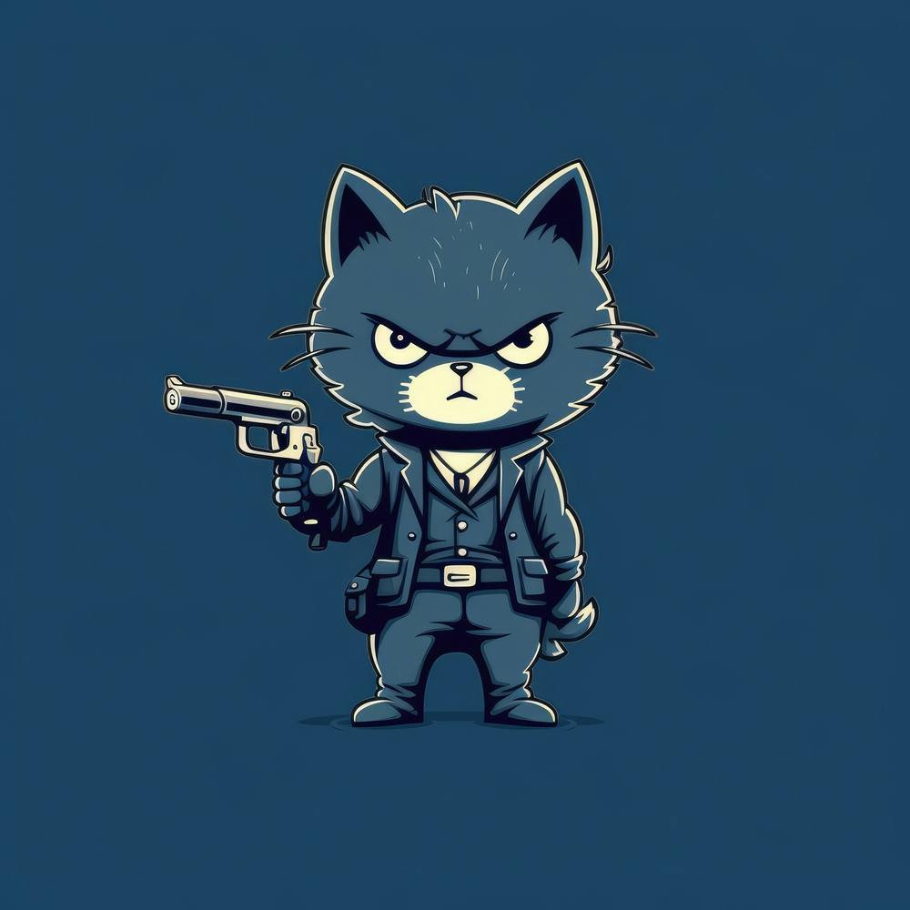 Cat With Gun 2