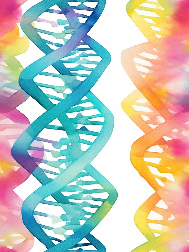 Watercolour Dna 1