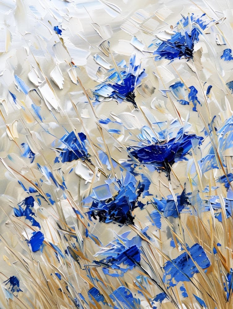 Blue Flowers 91