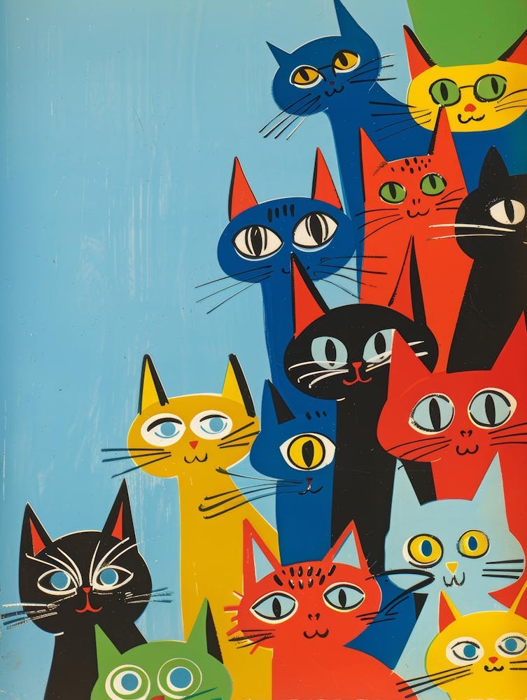 Group Of Cats 6