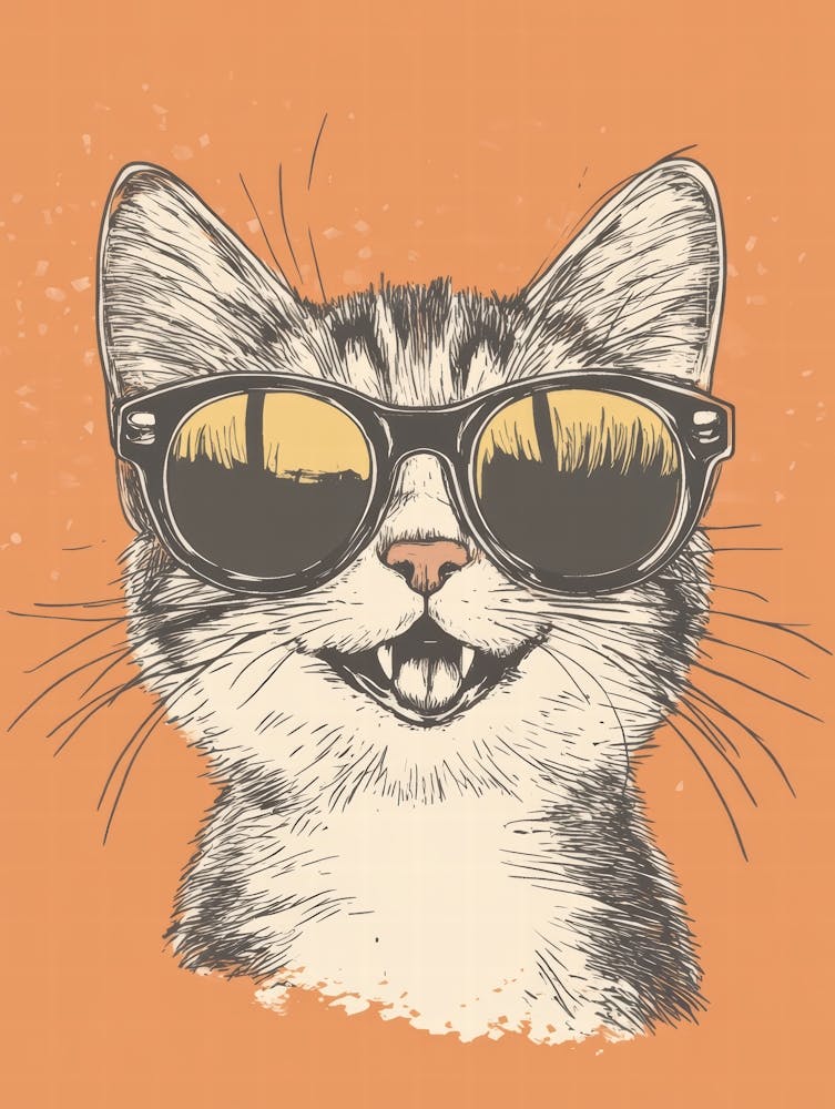 Cat In Sunglasses 2
