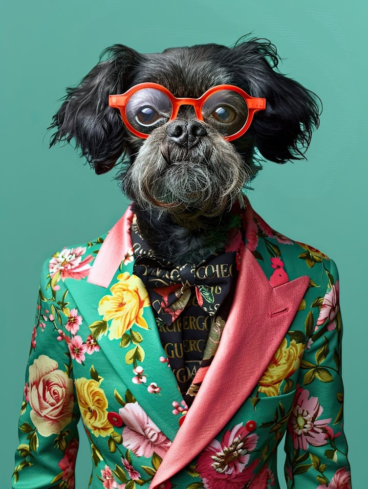 Floral Canine Chic