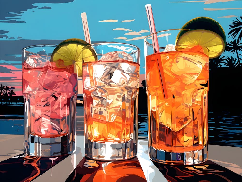 Drinks On The Beach 1