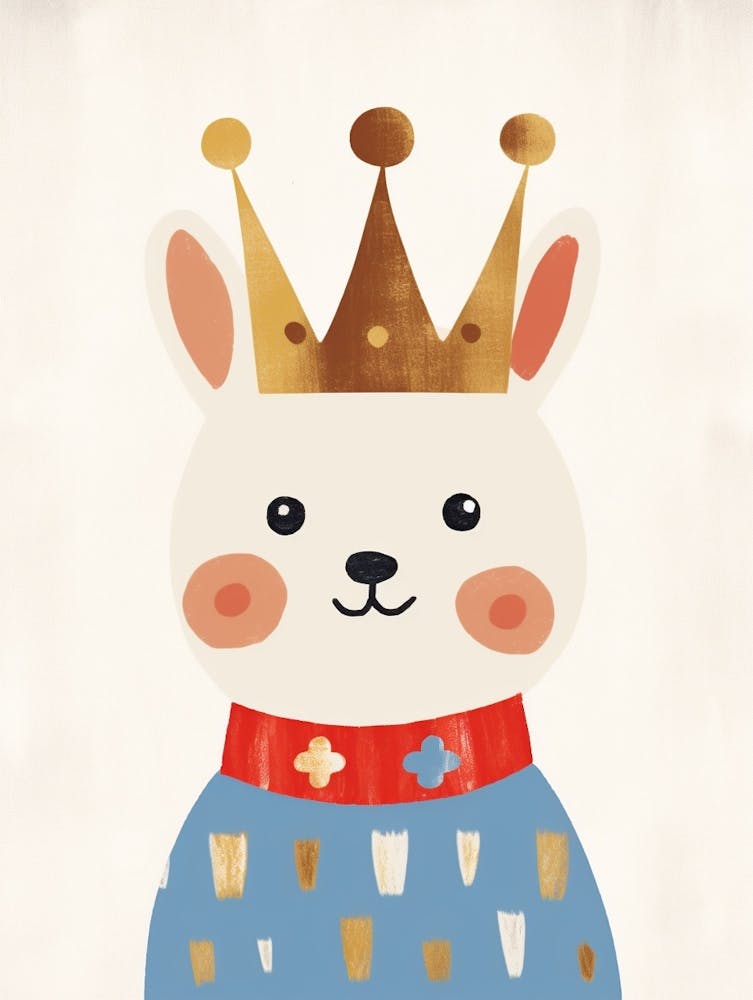 Little Rabbit 4 Wearing A Crown