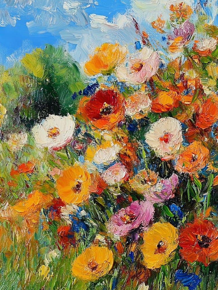 Poppies In The Meadow