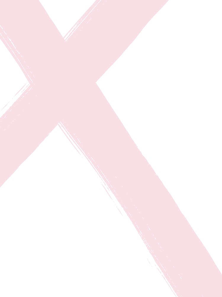 Abstract Pink Cross
