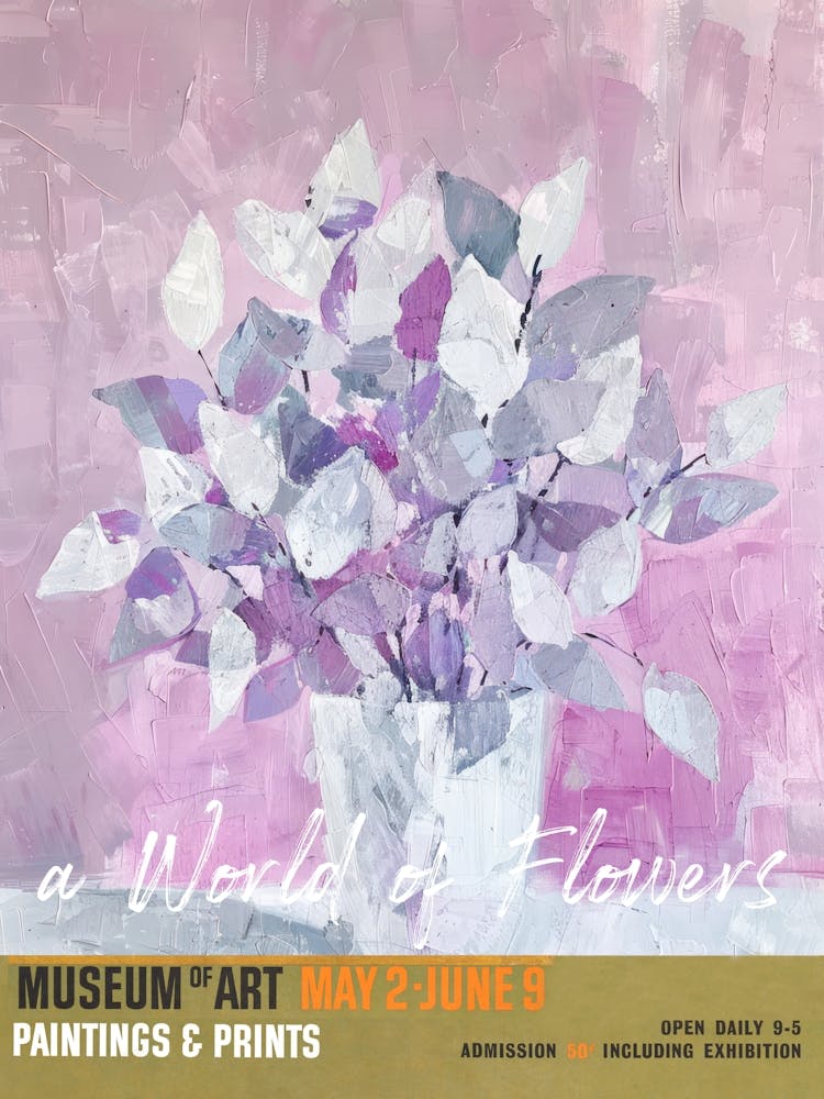 A World Of Flowers, Van Gogh Exhibition Lavender 2