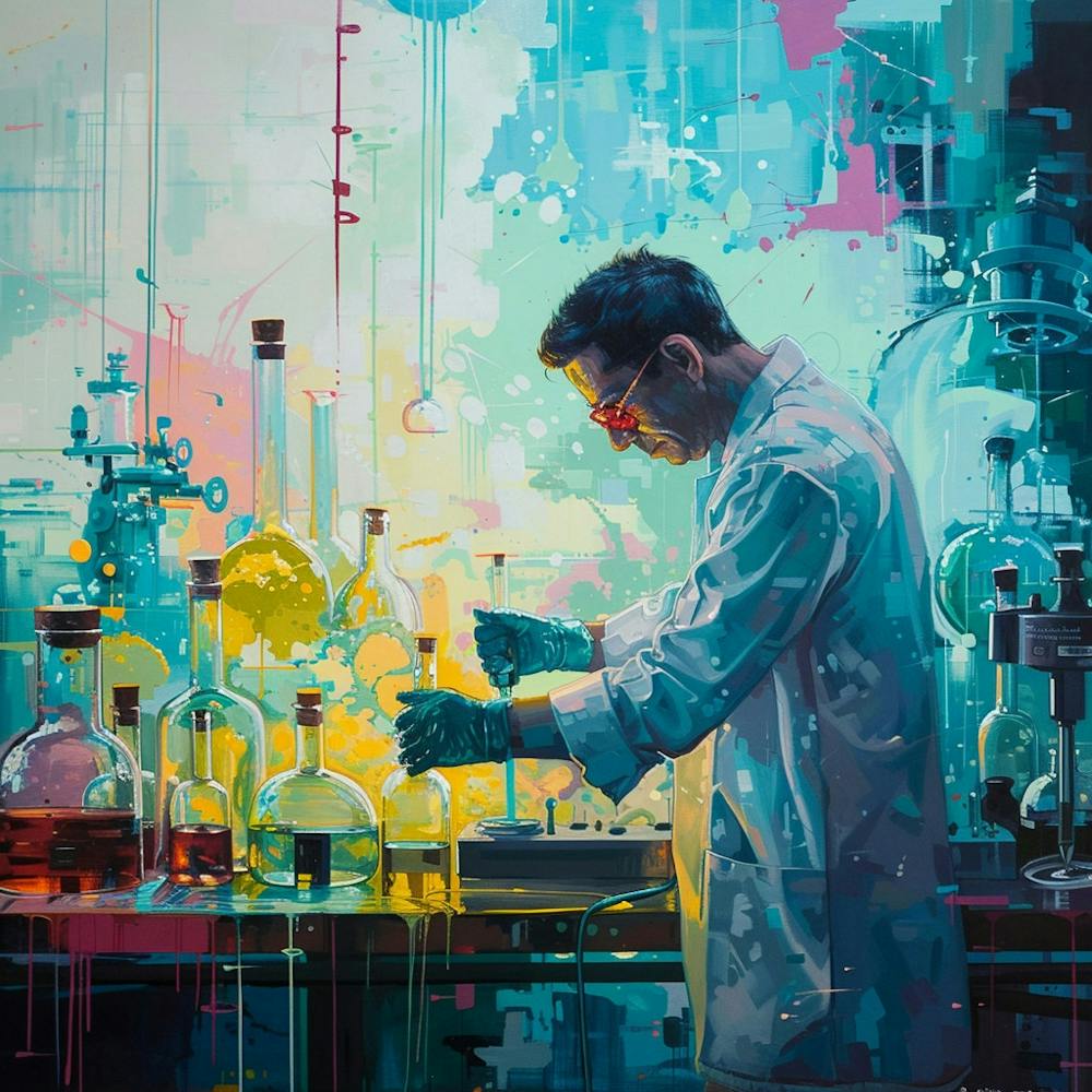 Scientist In A Laboratory