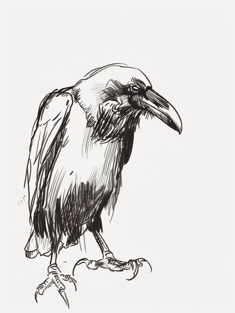 B&W Raven