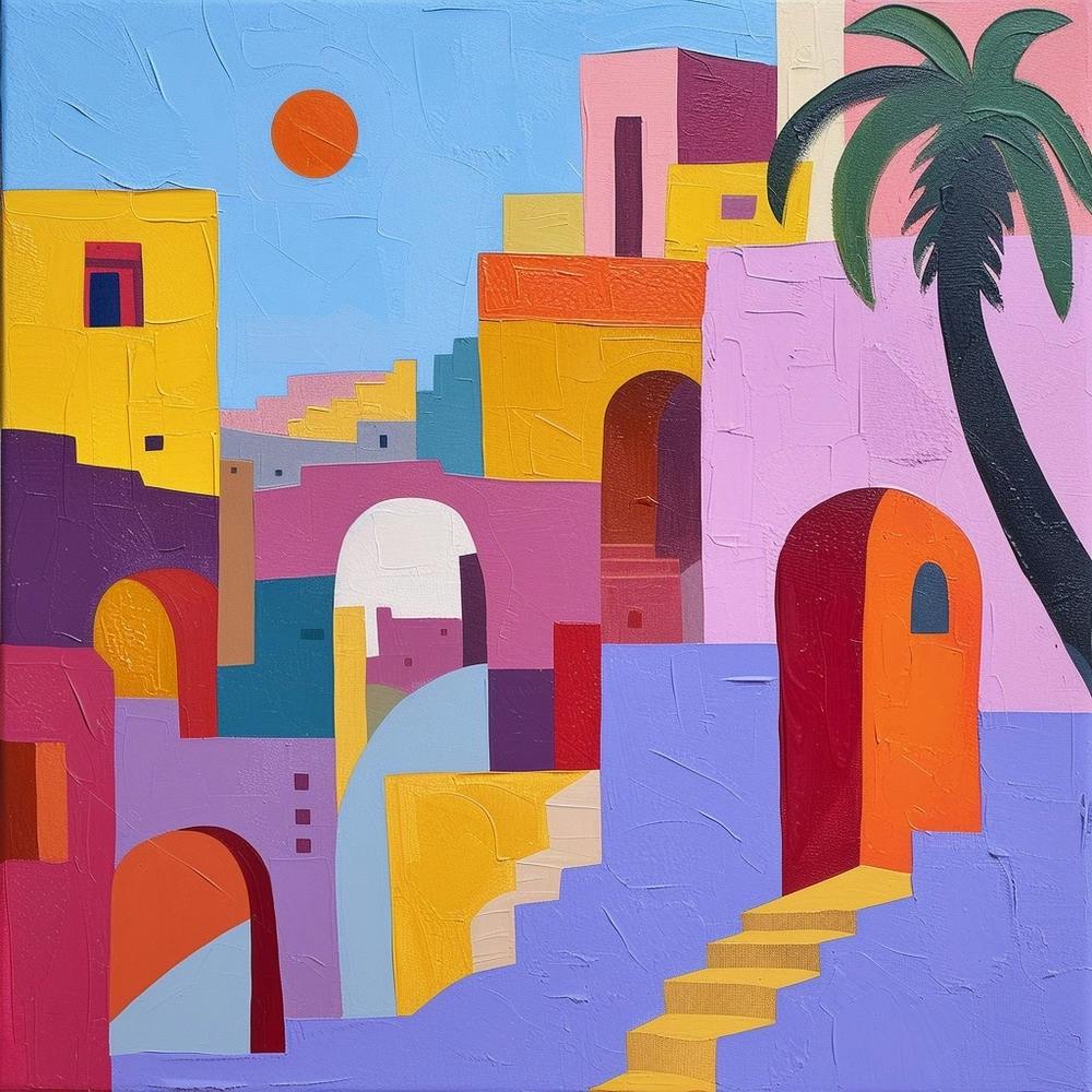 Abstract Travel Collection Cairo Egypt 4