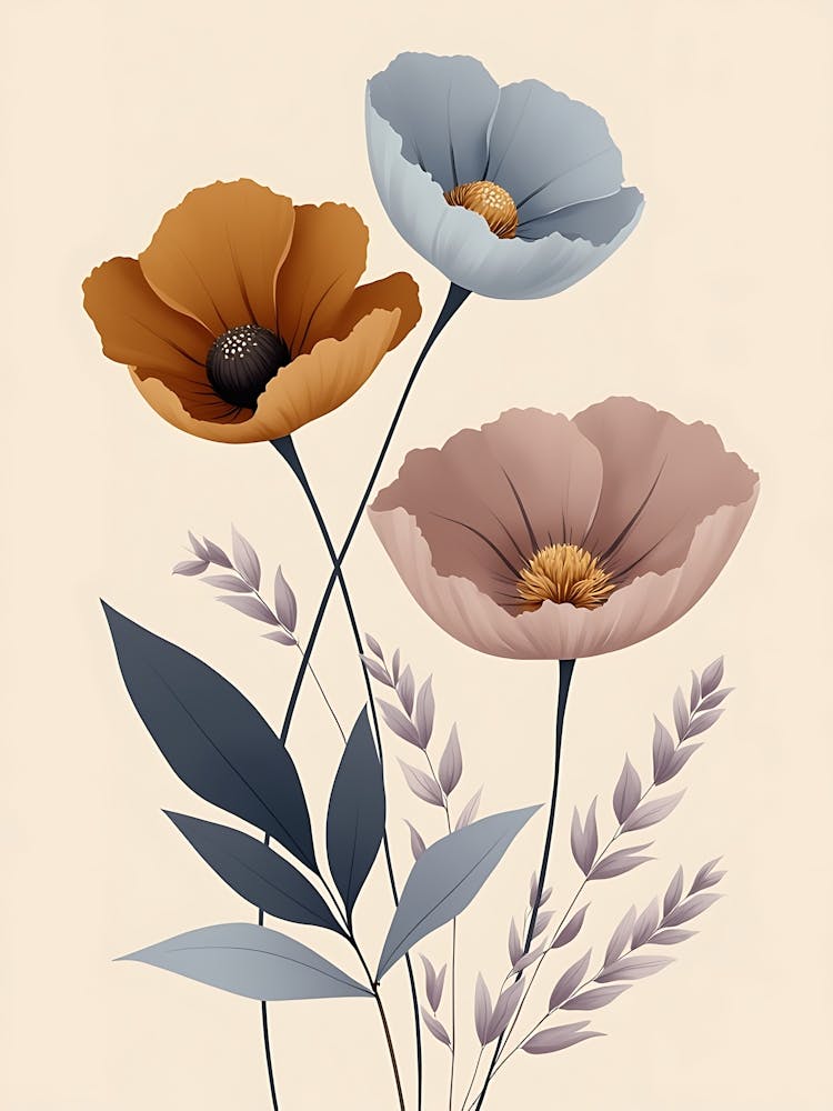 Ethereal Floral Beauty in Warm Tones