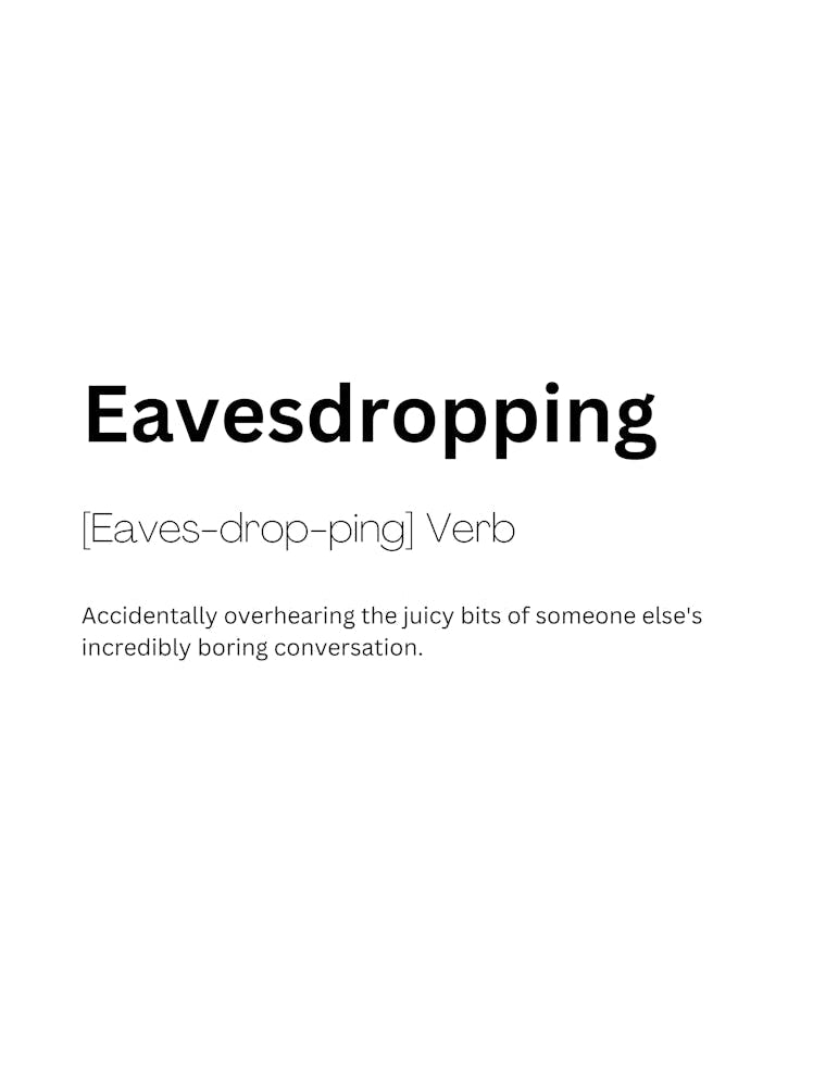 Eavesdropping Definition Meaning