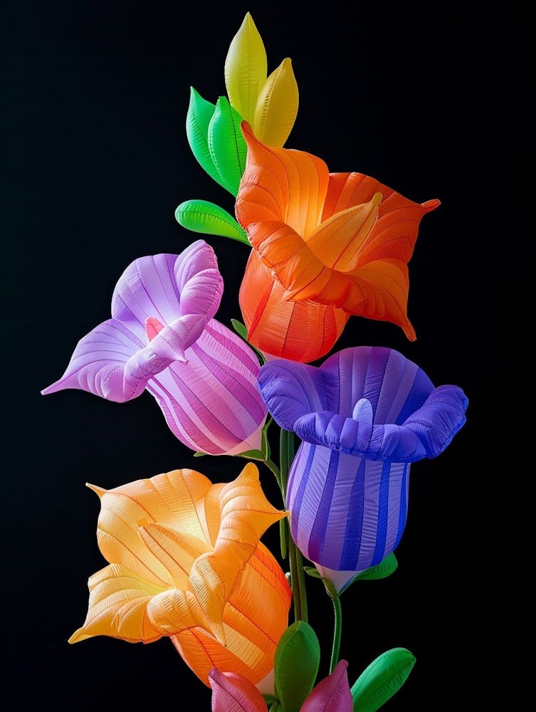 Bright Inflatable Flowers Aconitum 2