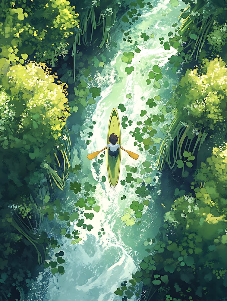 Stunning Rowboat on the River 2