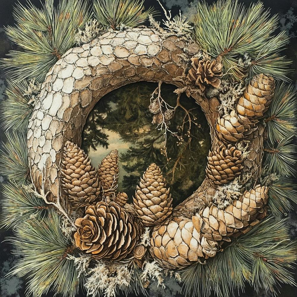 Pinecone Wreath