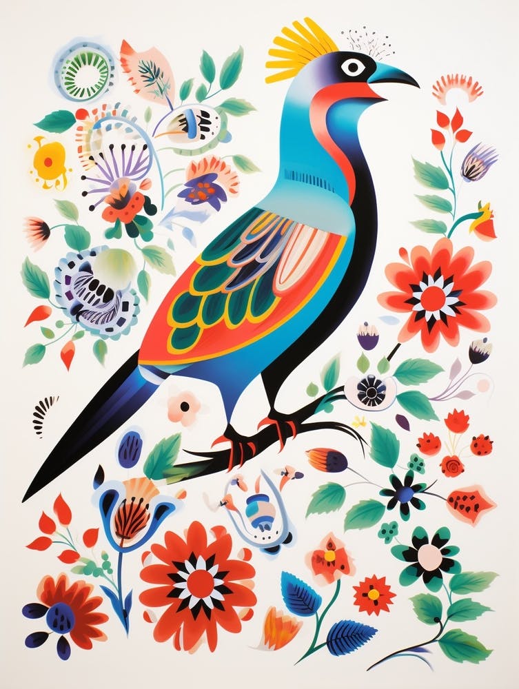 Scandinavian Bird Illustration Osprey 1