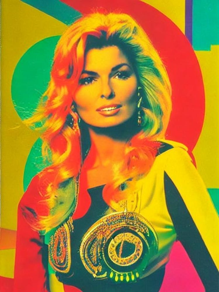 Shania Twain 2 Colourful Pop Art