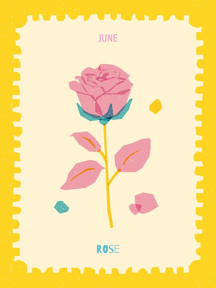 June Birthmonth Flower Rose 1