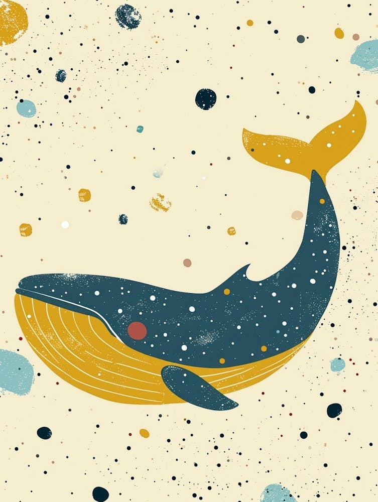 Yellow Blue Whale 1