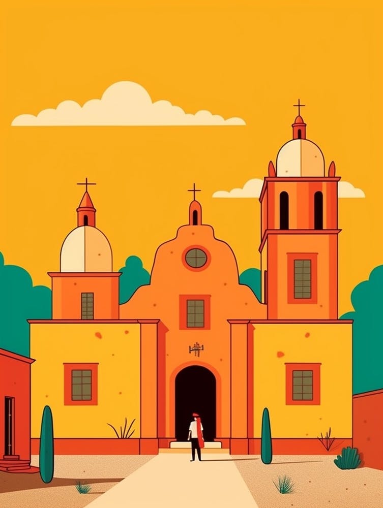 Mexico 1 Travel Illustration