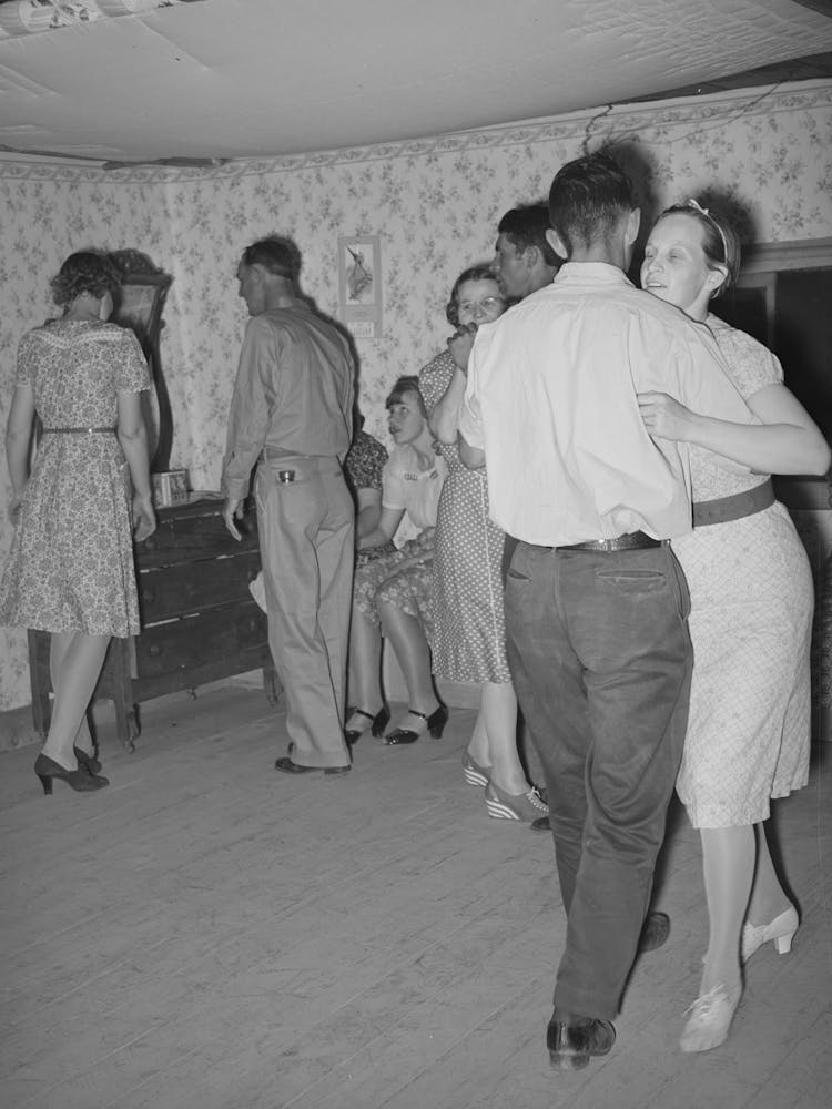 At The Square Dance, Pie Town, New Mexico By Russell Lee