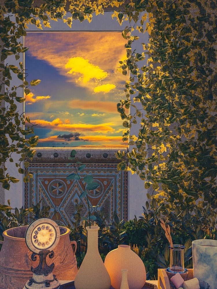 Still Life  Nature Collage